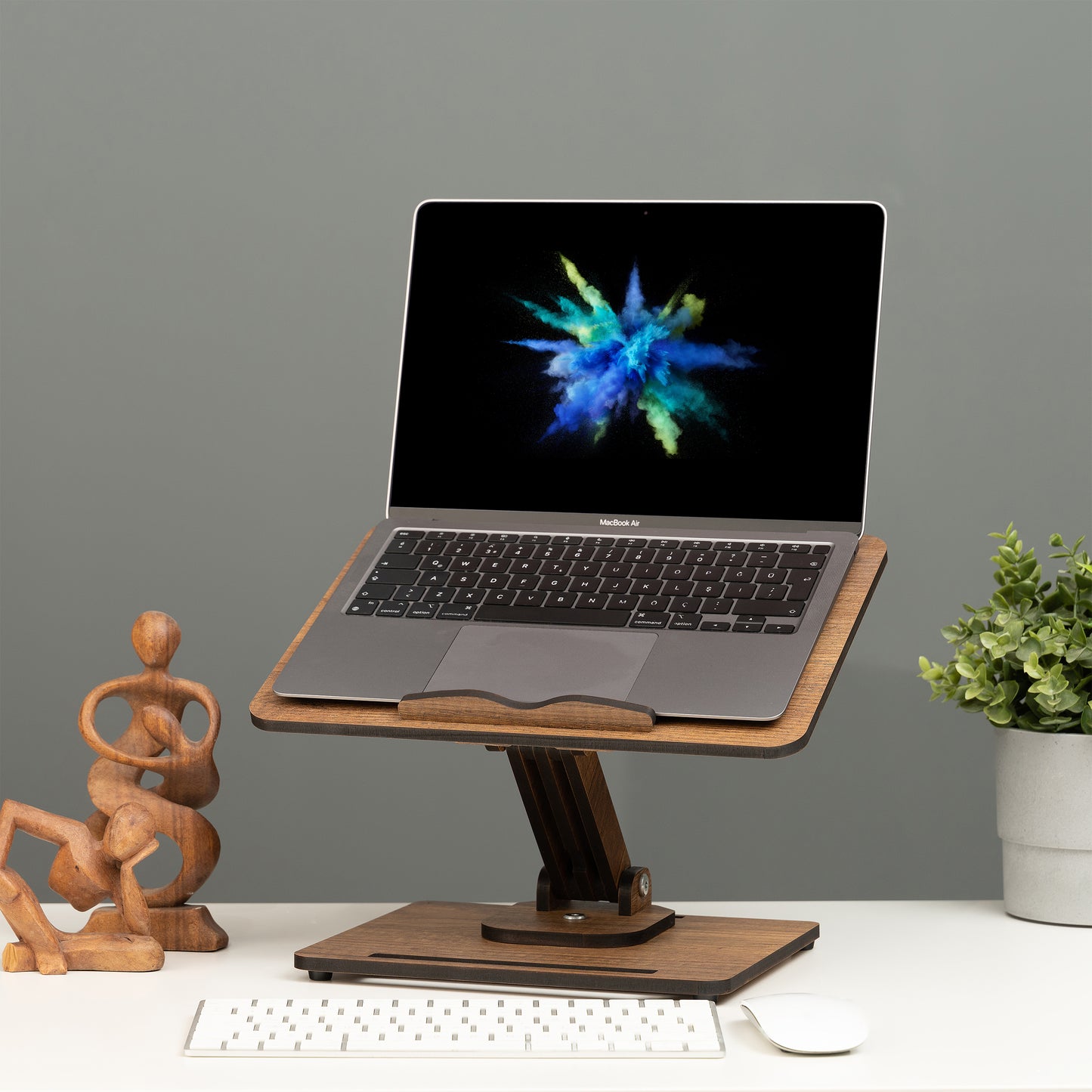 360° Rotating Book Stand, Adjustable Laptop Stand