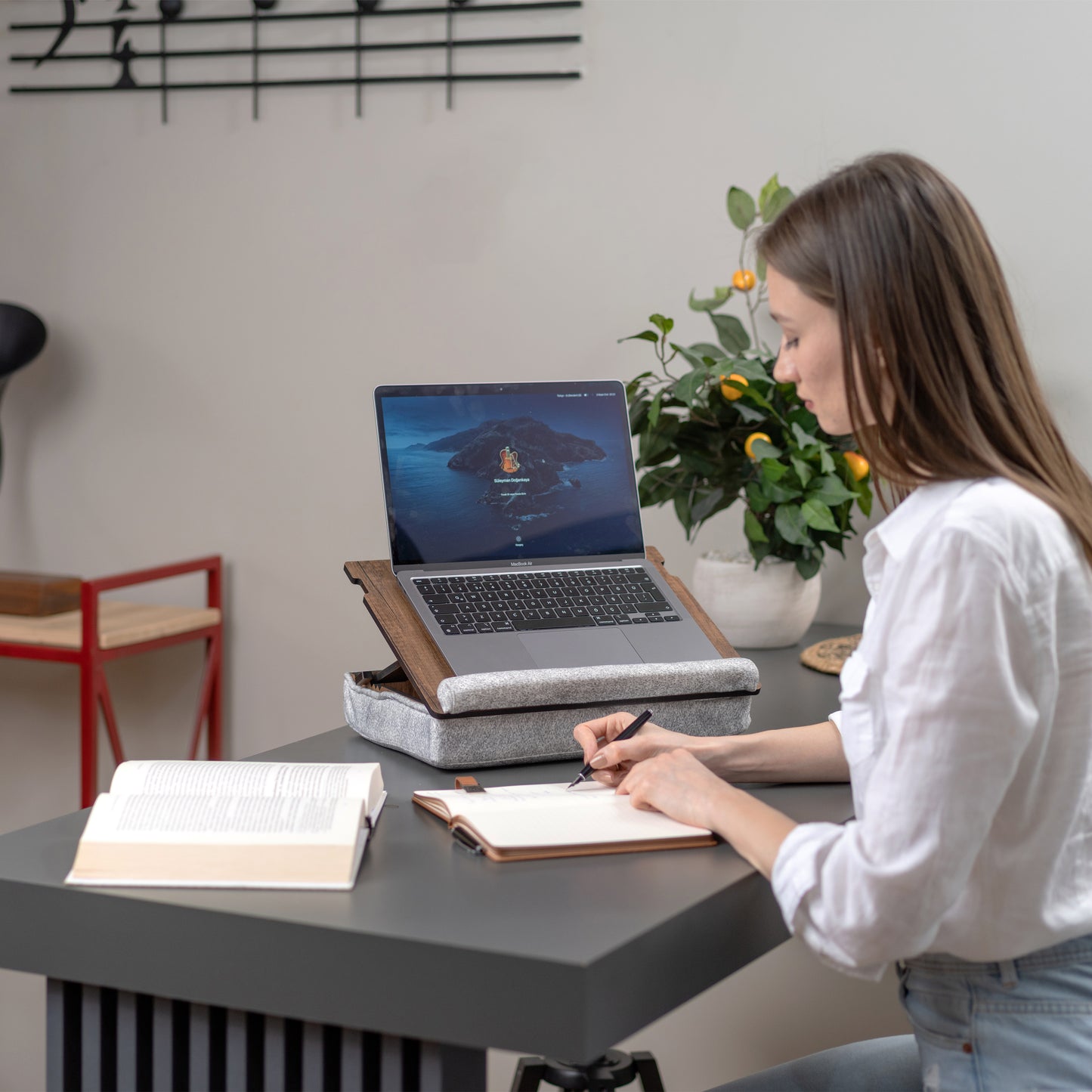 Adjustable Lap Tray with Cushion